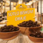 Sütlü Çikolatalı Bisküvi Draje 1 KG